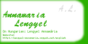 annamaria lengyel business card